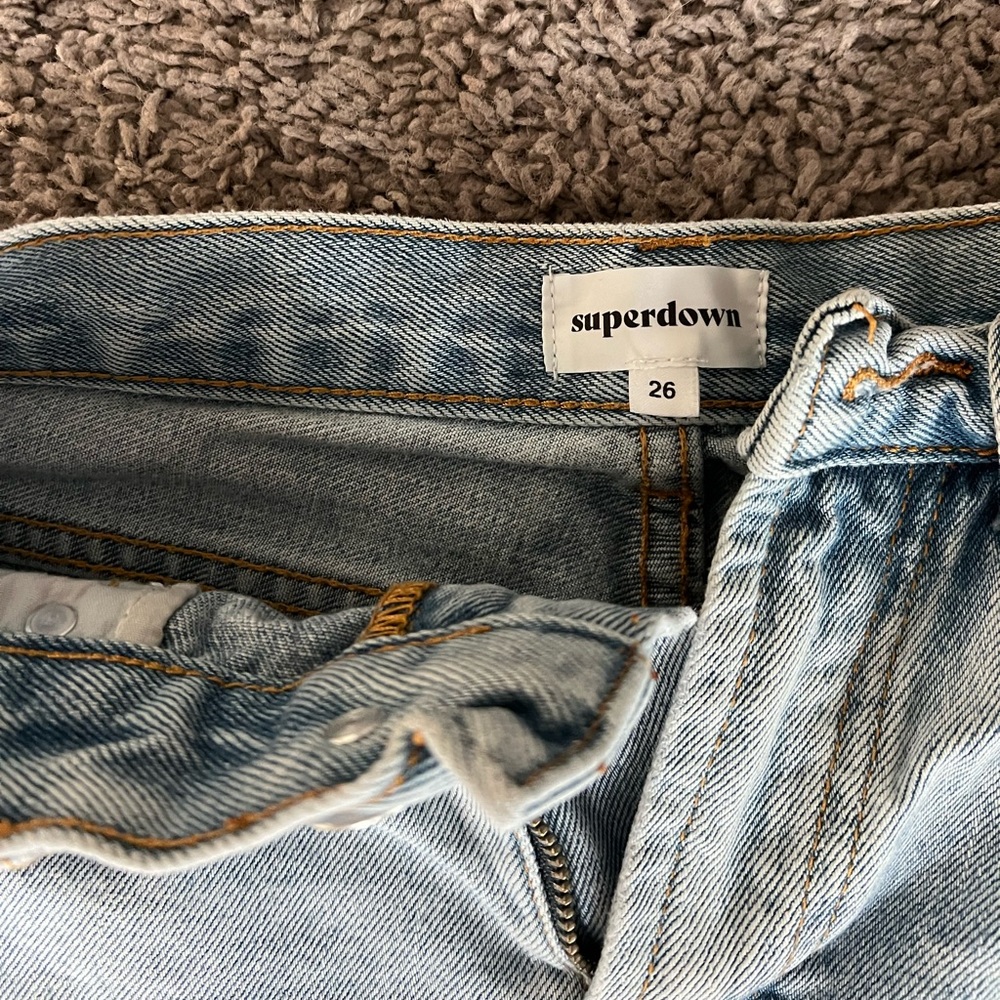 Superdown high waisted shorts